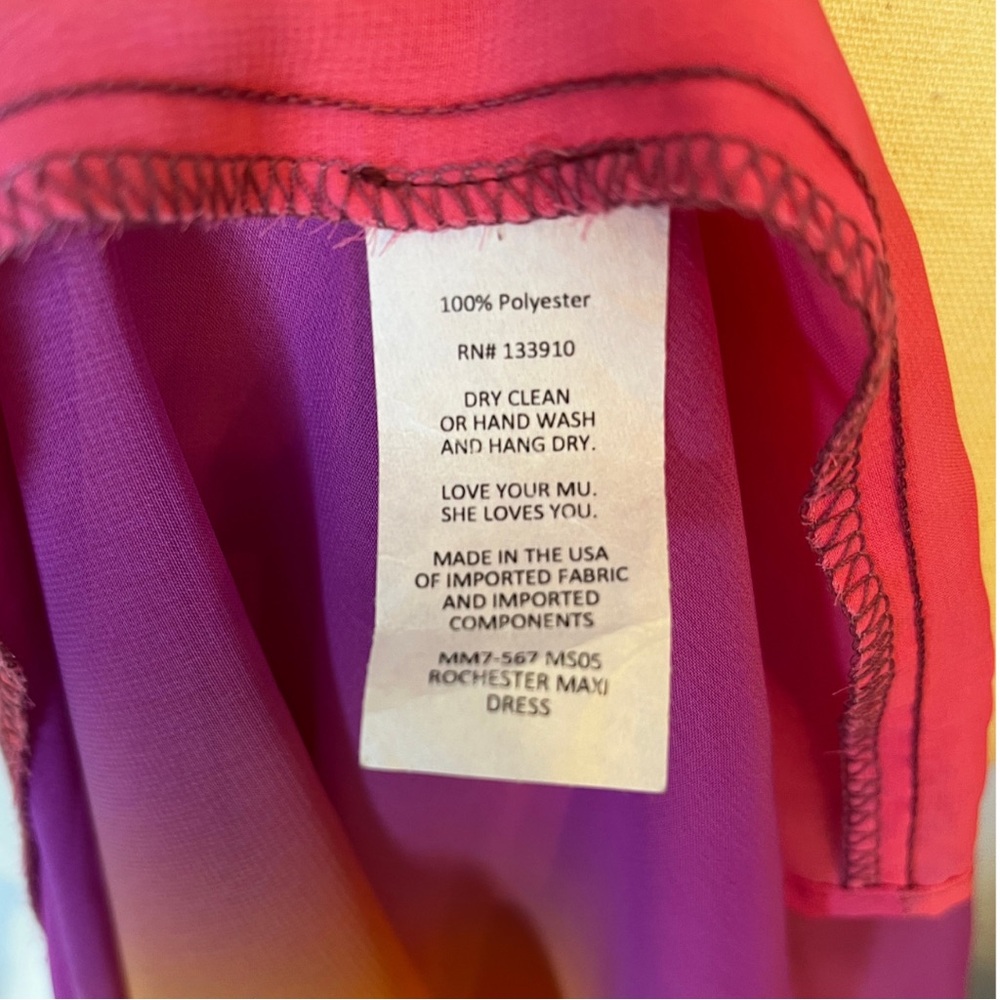 Show Me Your MuMu Pink and Orange dress - Picture 10 of 10